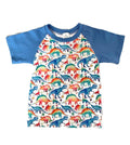 Pastel Dinosaur Milk Silk Raglan