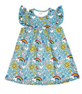 Weather Elements Flutter Milk Silk Dress