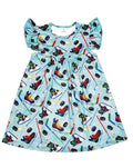 Hockey Milk Silk Flutter Dress