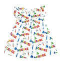 Colorful SCIENCE! Milk Silk Flutter Dress