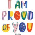 50 Unique Self-Affirmation Post-it Notes