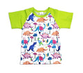 Birthday Dino Milk Silk Raglan