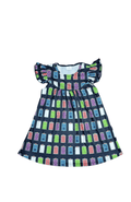 Monster Doors Milk Silk Flutter Dress