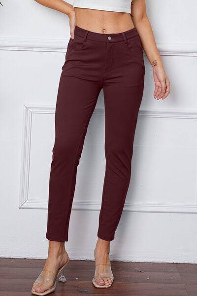 Basic Bae Stretch Stitch Women Pants