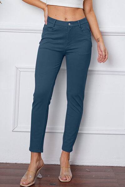 Basic Bae Stretch Stitch Women Pants