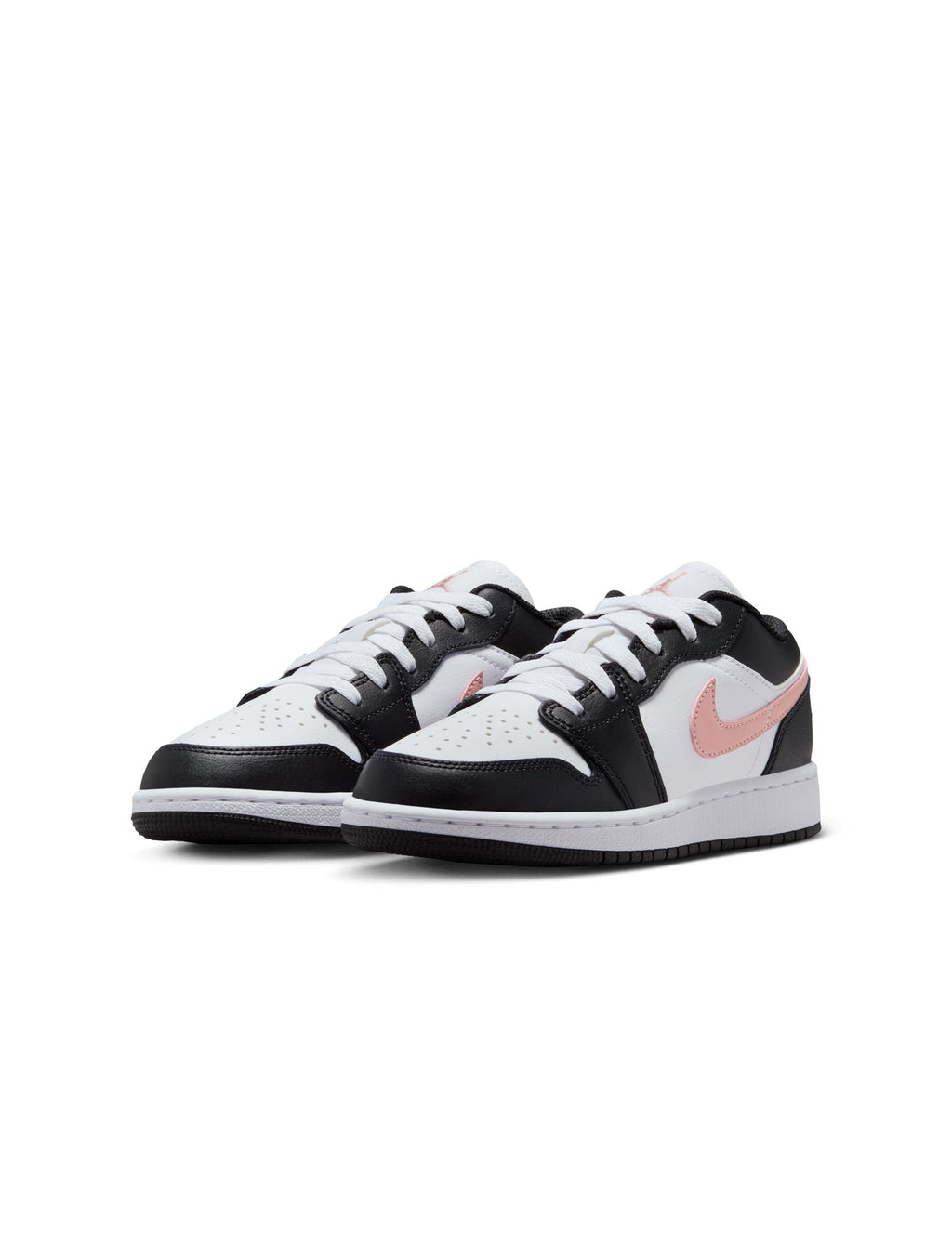 Air Jordan Big Kids 1 Low - White/Rustic Pink