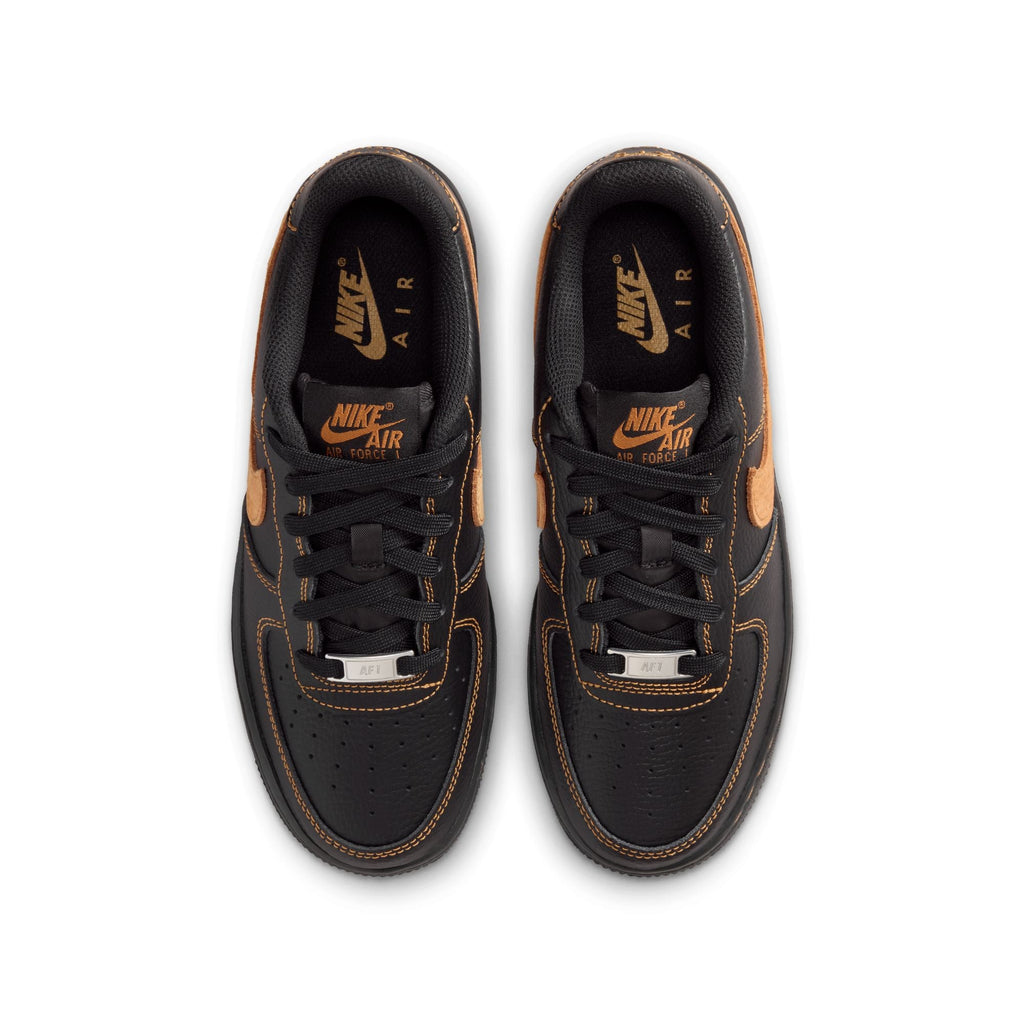 Nike Big Kids Air Force 1 Lv8 - Black/Desert Ochre