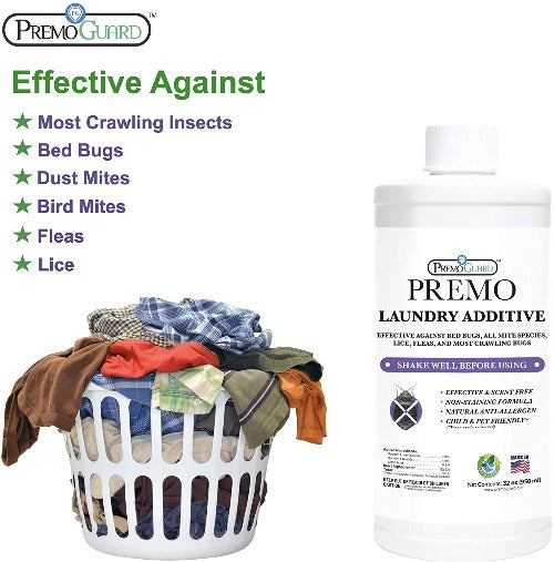 Bed Bug Laundry Additive - All Natural Non-Toxic Mite Killer