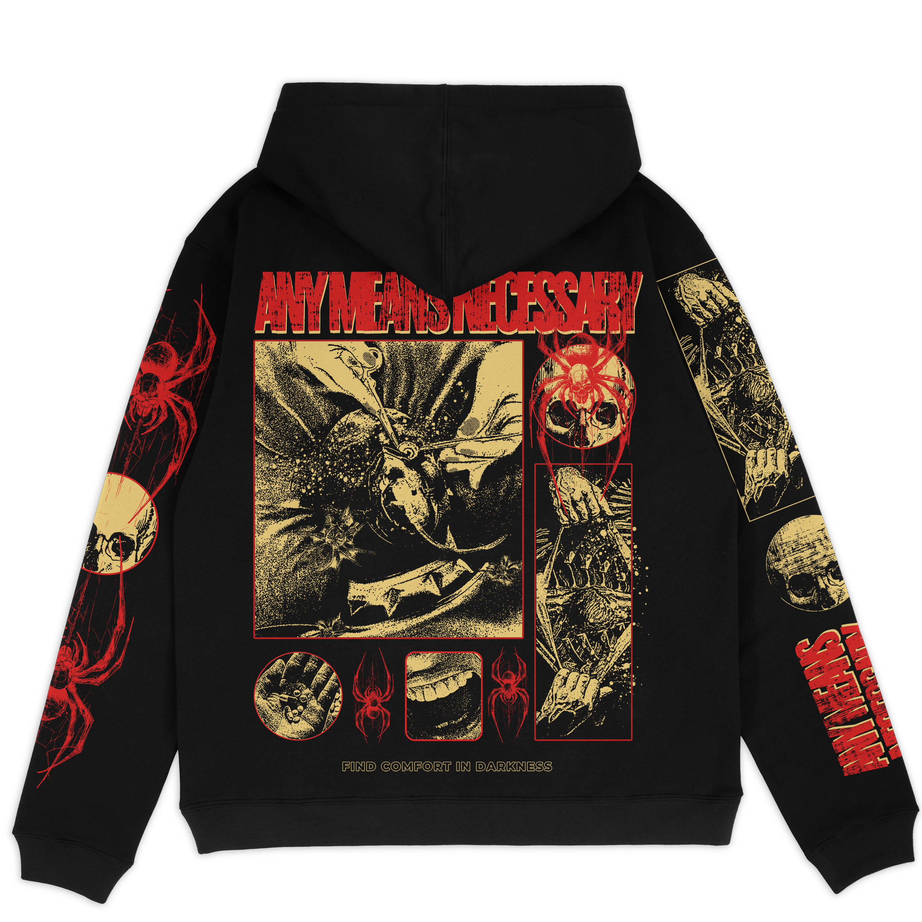 Death Weaver Pullover Hoodie Black