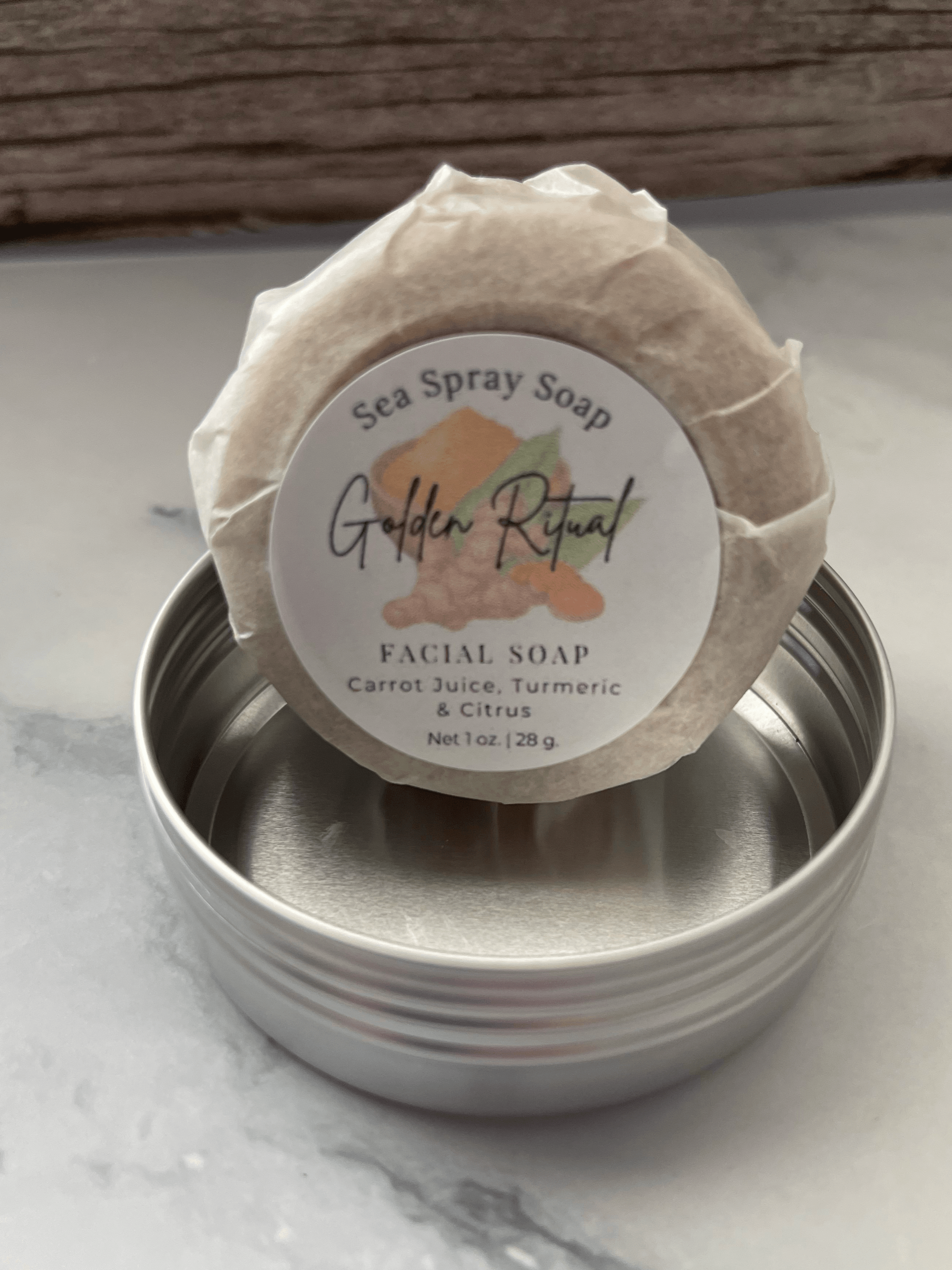 Golden Ritual Turmeric Infused Facial Soap