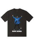 Stargazing Ice Cube Bow Down Tee - Grey