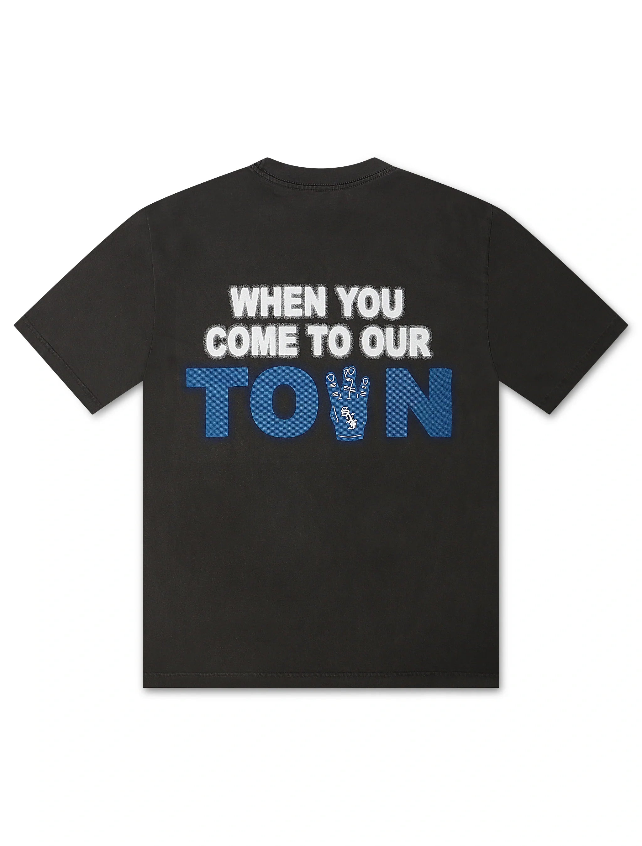 Stargazing Ice Cube Bow Down Tee - Grey