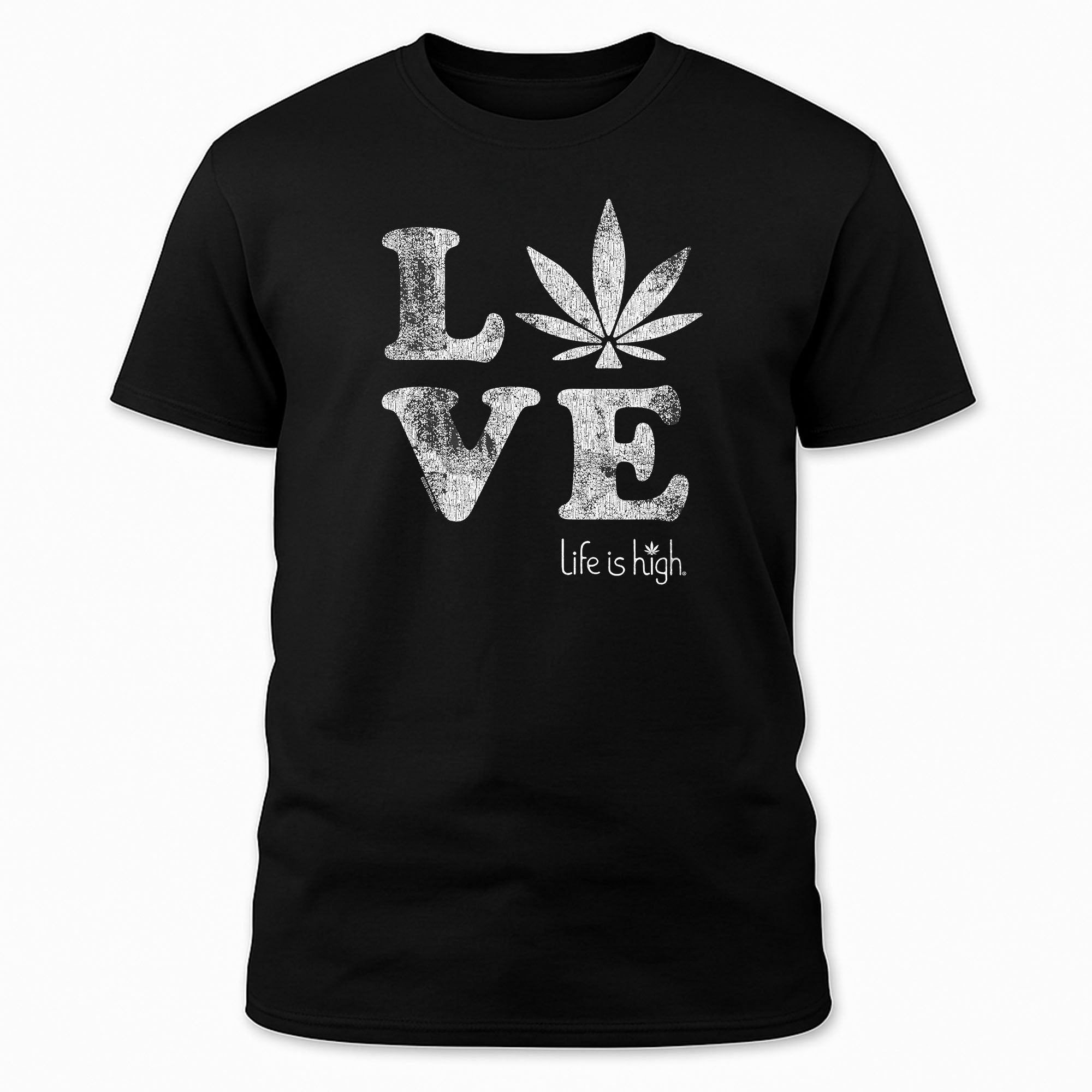 LOVE (Distressed Leaf O)