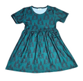 Sasquatch Short Sleeve Milk Silk Dress