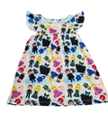 Spindle Princess Oops Milk Silk Flutter Dress
