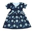 I Prefer To Be Vilified Short Sleeve Pocket Milk Silk Dress