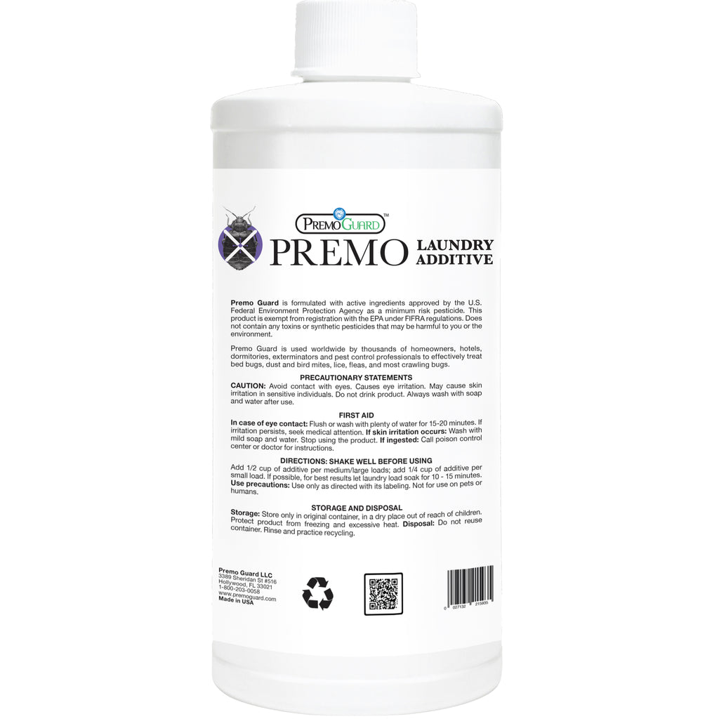 Bed Bug Laundry Additive - All Natural Non-Toxic Mite Killer