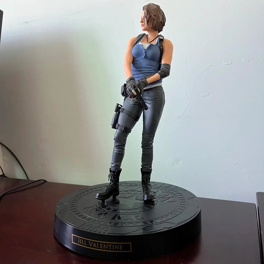 Ada Wong, Jill Valentine, Leon Scott Kennedy Figure, Resident Evil Anime Gaming Figurines 13 in