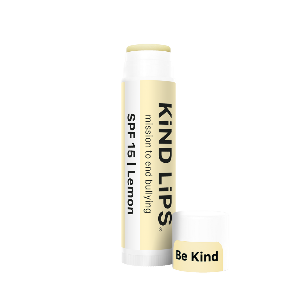 Kind Lips SPF 15 Lip Balm Lemon | Zinc Oxide | Reef Safe | Made in USA