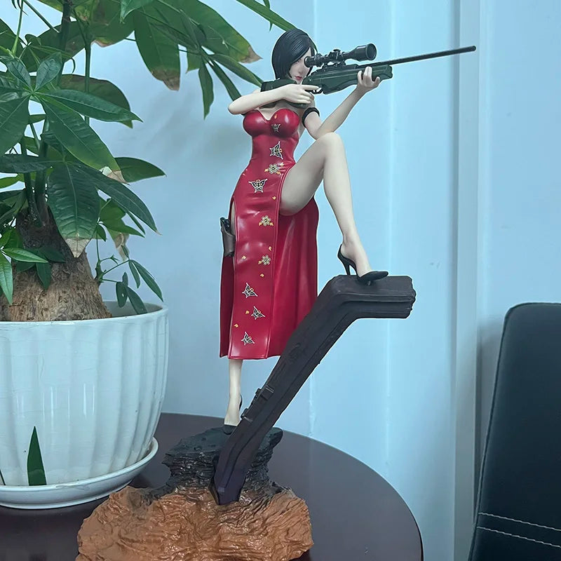 Ada Wong, Jill Valentine, Leon Scott Kennedy Figure, Resident Evil Anime Gaming Figurines 13 in