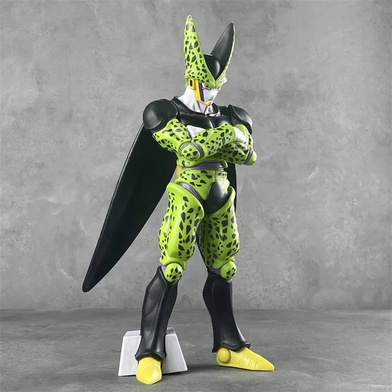 Perfect Cell Standing Pose Anime Figure, Dragon Ball Z Action Figurines PVC Statues 30CM