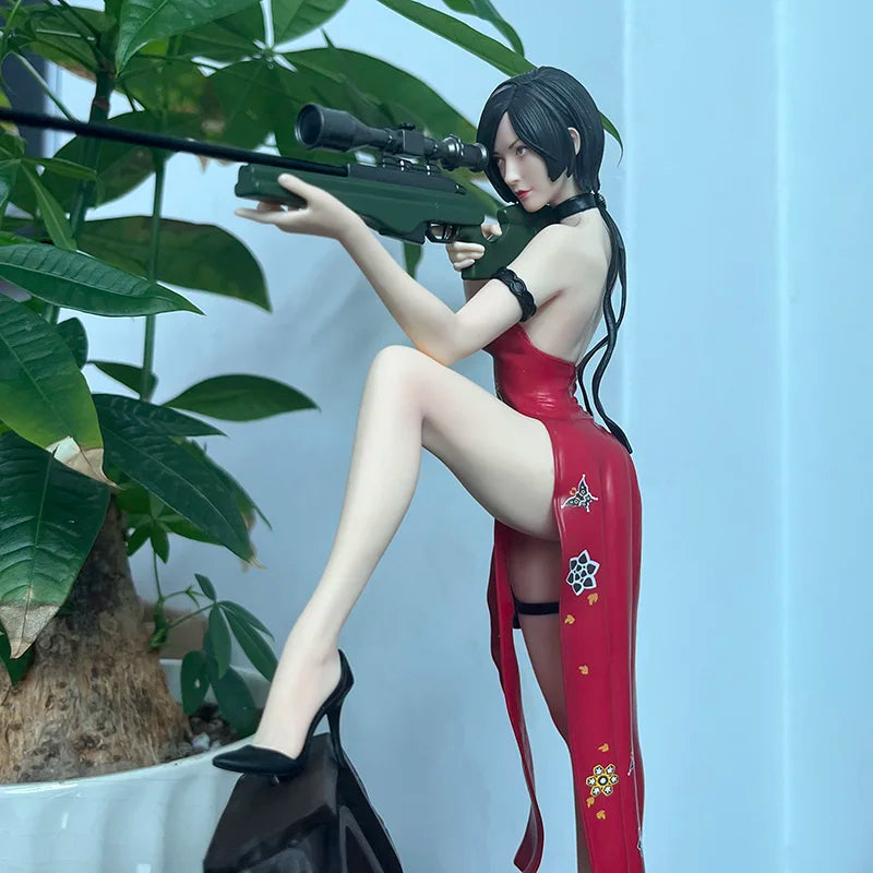 Ada Wong, Jill Valentine, Leon Scott Kennedy Figure, Resident Evil Anime Gaming Figurines 13 in