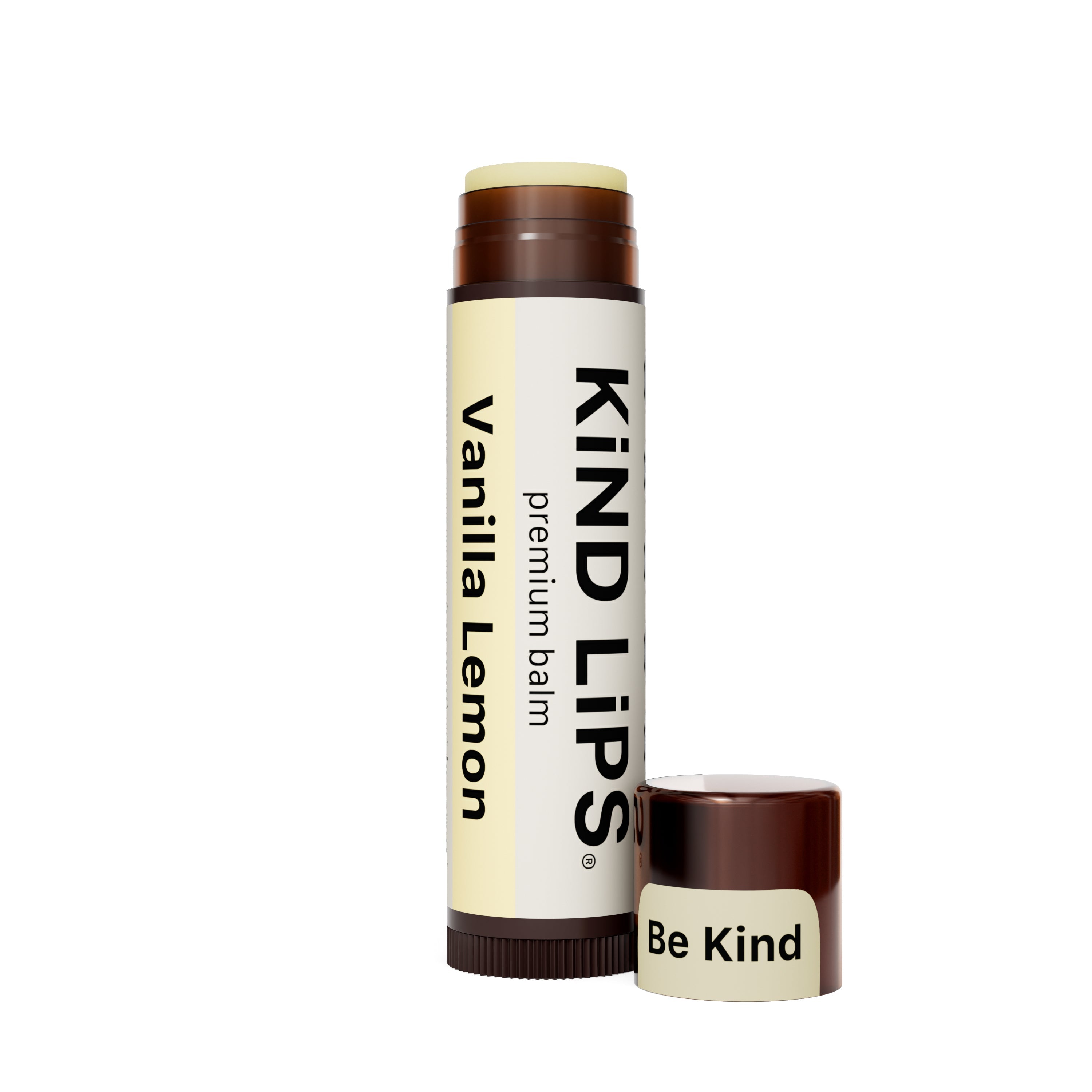 Kind Lips Organic Lip Balm Vanilla Lemon | Petroleum Free | Gluten Free | Made in USA