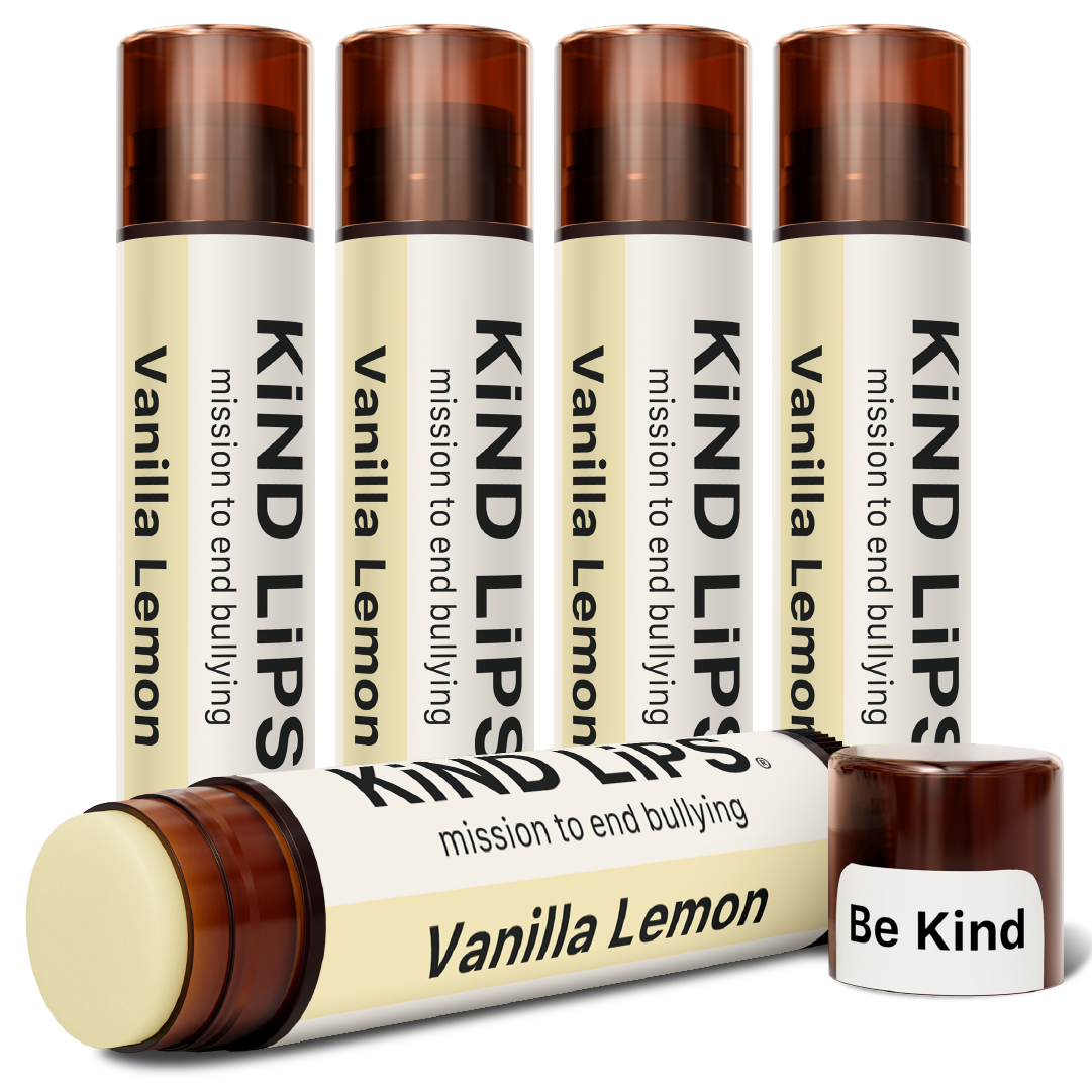 Kind Lips Organic Lip Balm Vanilla Lemon | Petroleum Free | Gluten Free | Made in USA