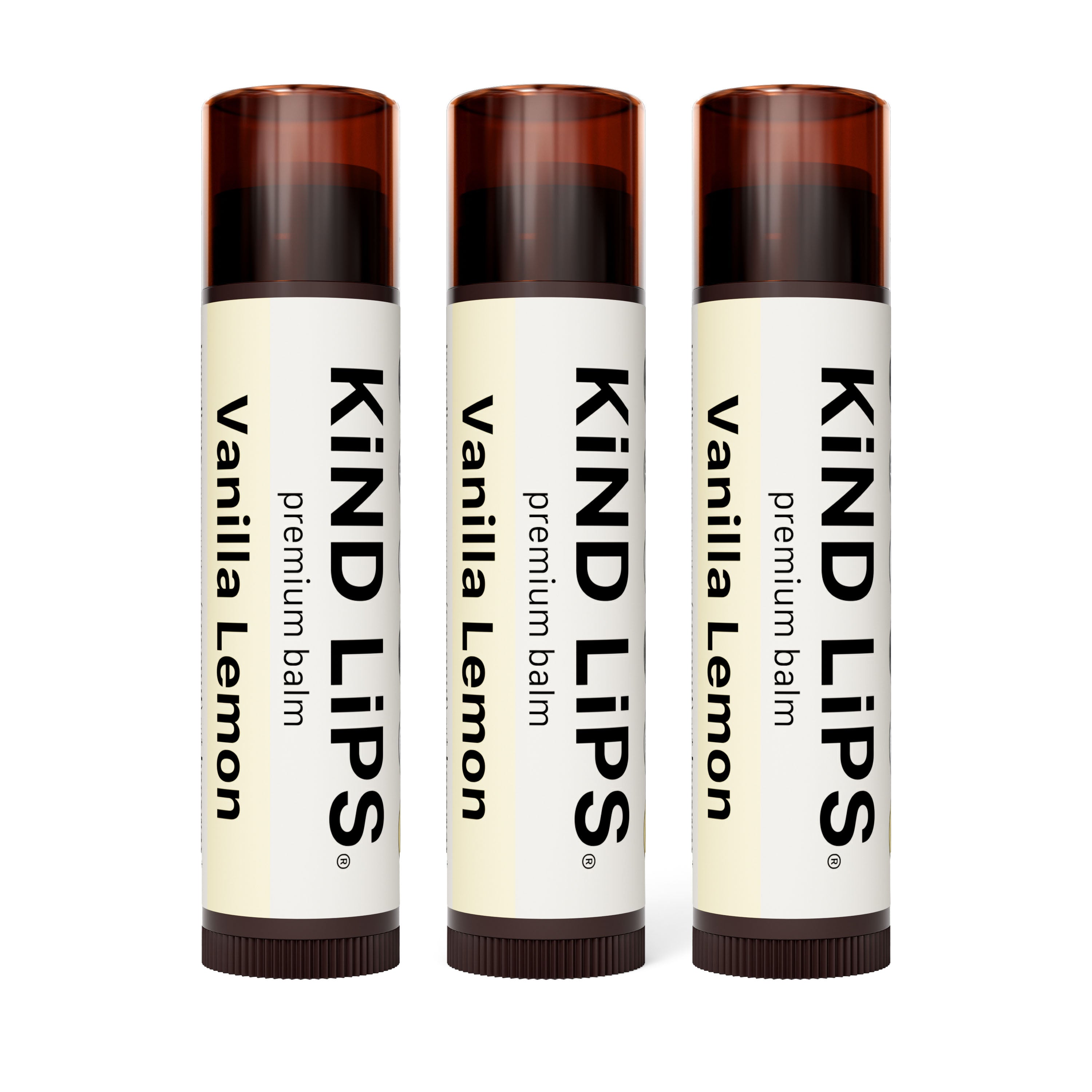 Kind Lips Organic Lip Balm Vanilla Lemon | Petroleum Free | Gluten Free | Made in USA