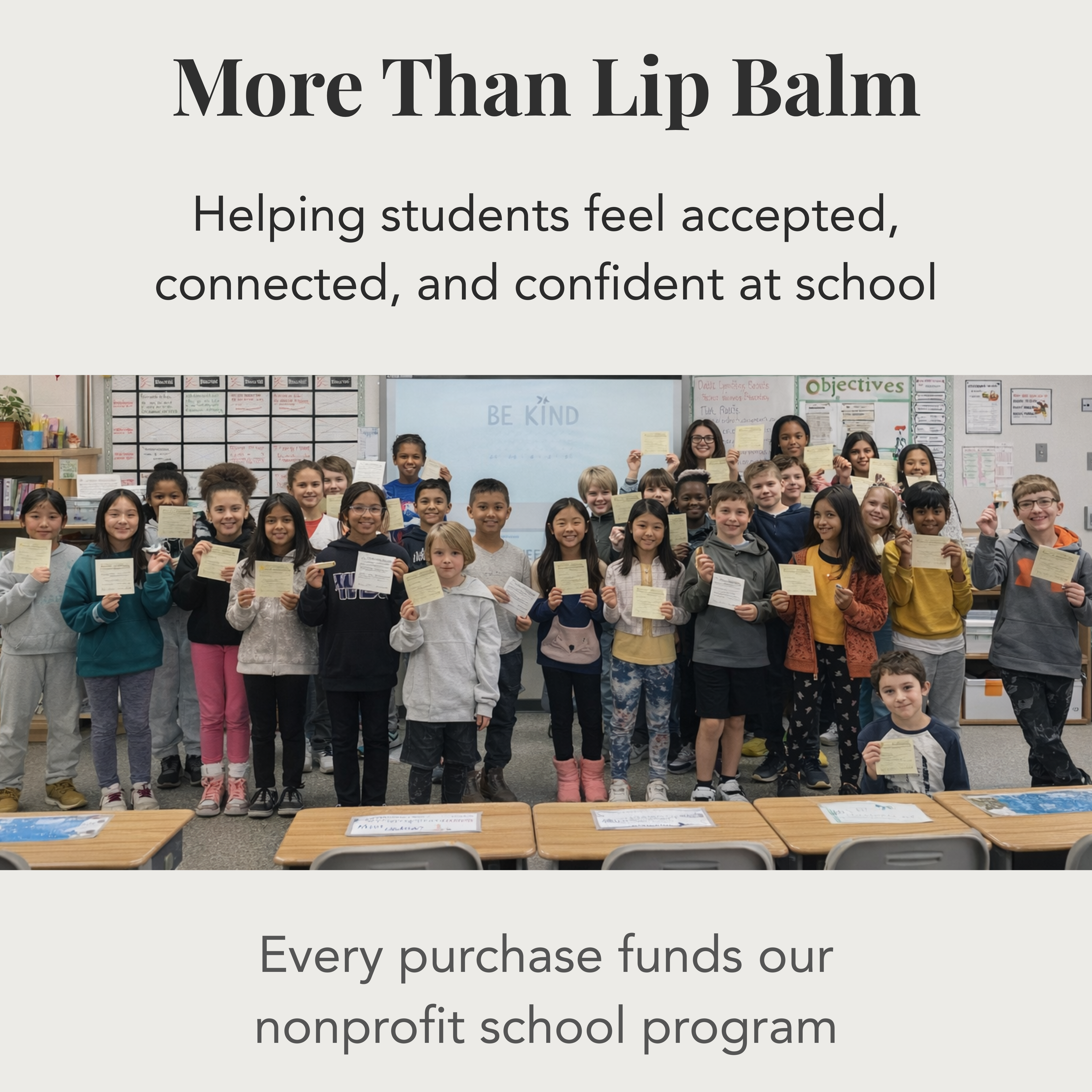 Kind Lips Organic Lip Balm Unscented | Petroleum Free | Gluten Free | Made in USA