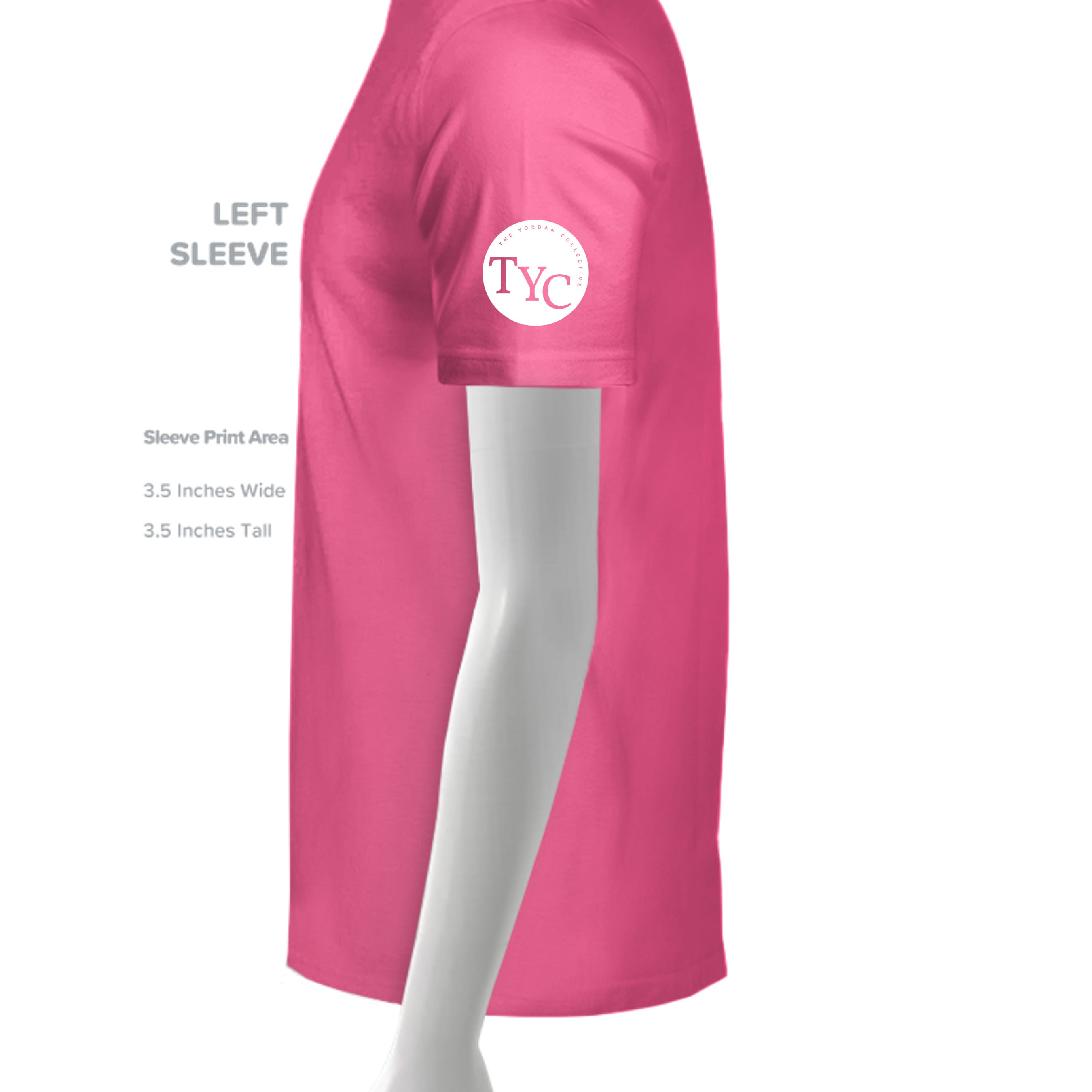 Neon Pink - YST350 - SLEEVE_LEFT