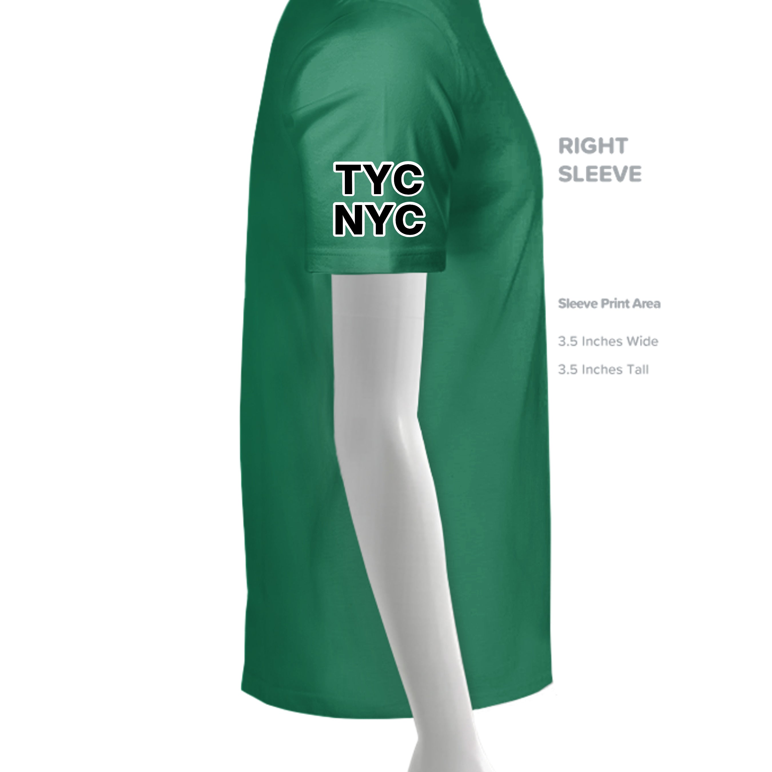 Kelly Green - YST350 - SLEEVE_RIGHT