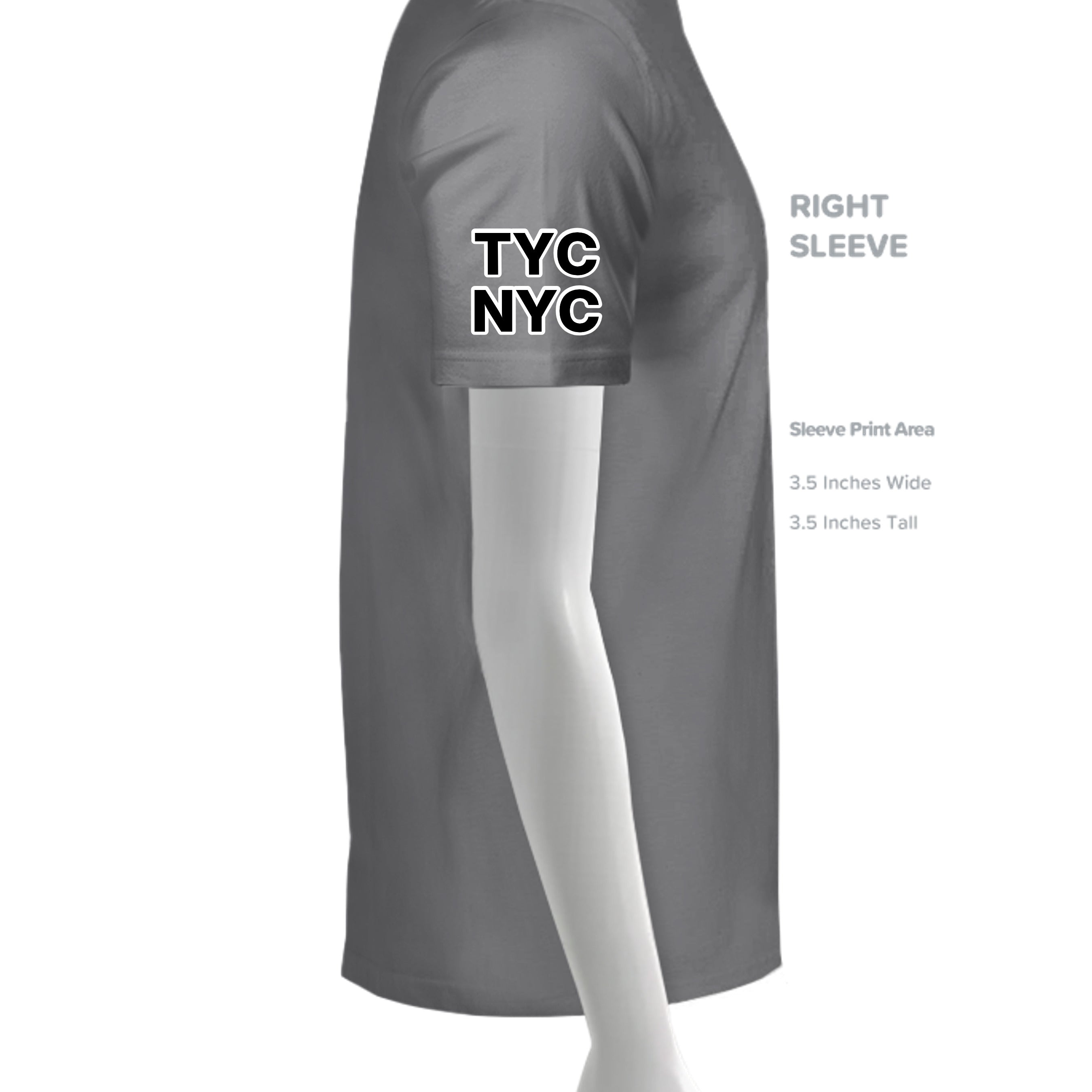 Grey Concrete - YST350 - SLEEVE_RIGHT