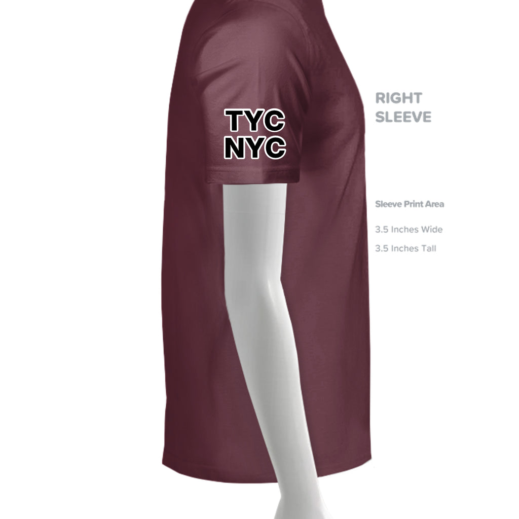 Maroon - YST350 - SLEEVE_RIGHT
